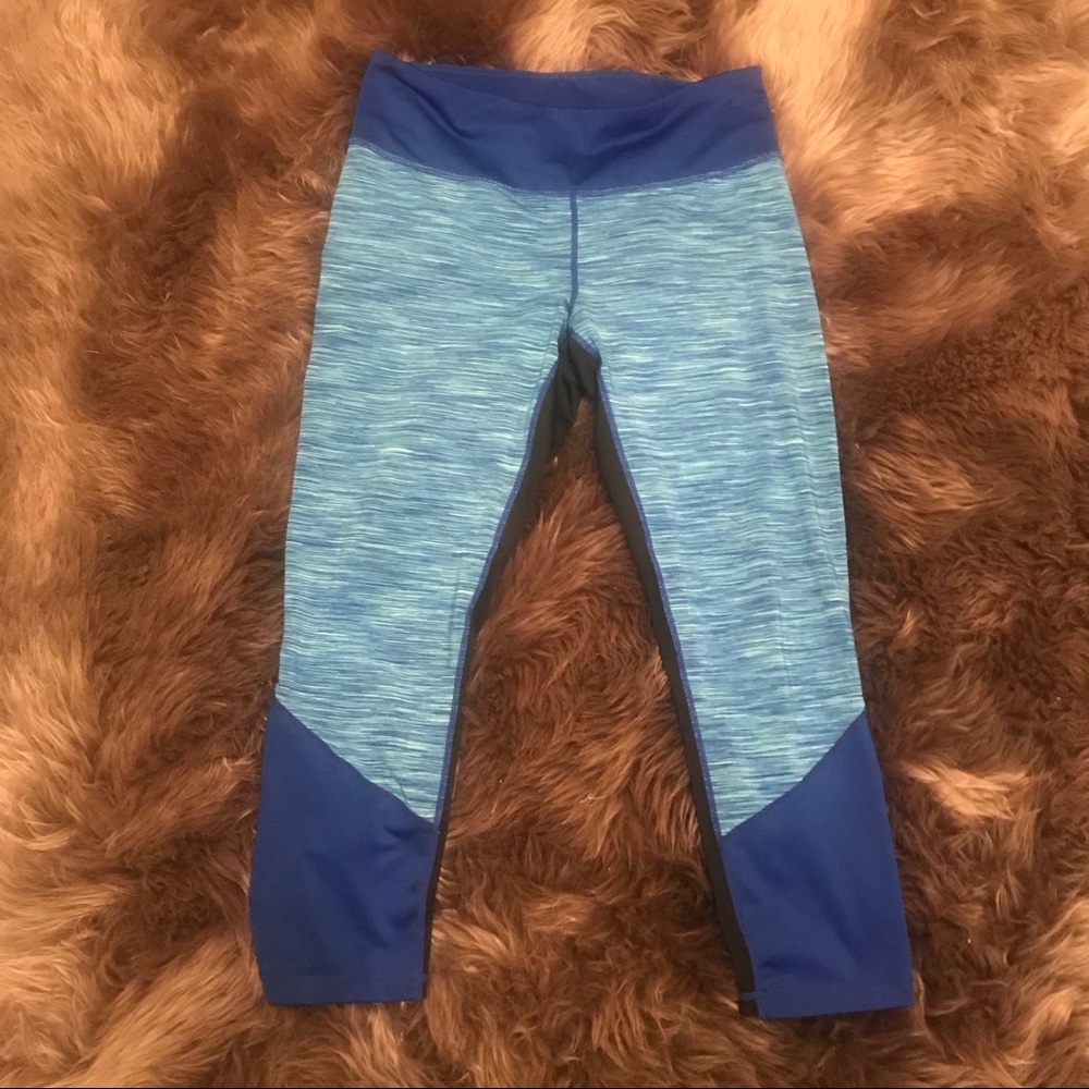 Zelle Blue, White and Black Leggings